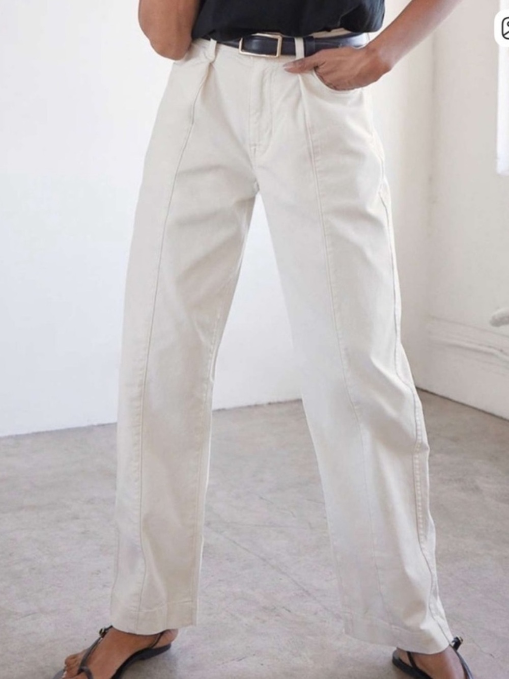 AYR The Recess Pants Vanilla Cream Khakis size 28